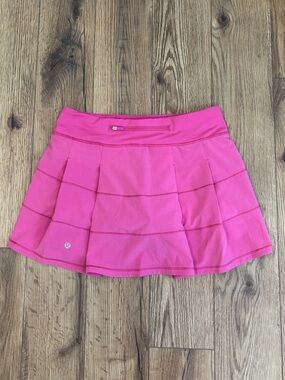 Lululemon Pace Rival Skirt Skort In Sonic Pink Size 6